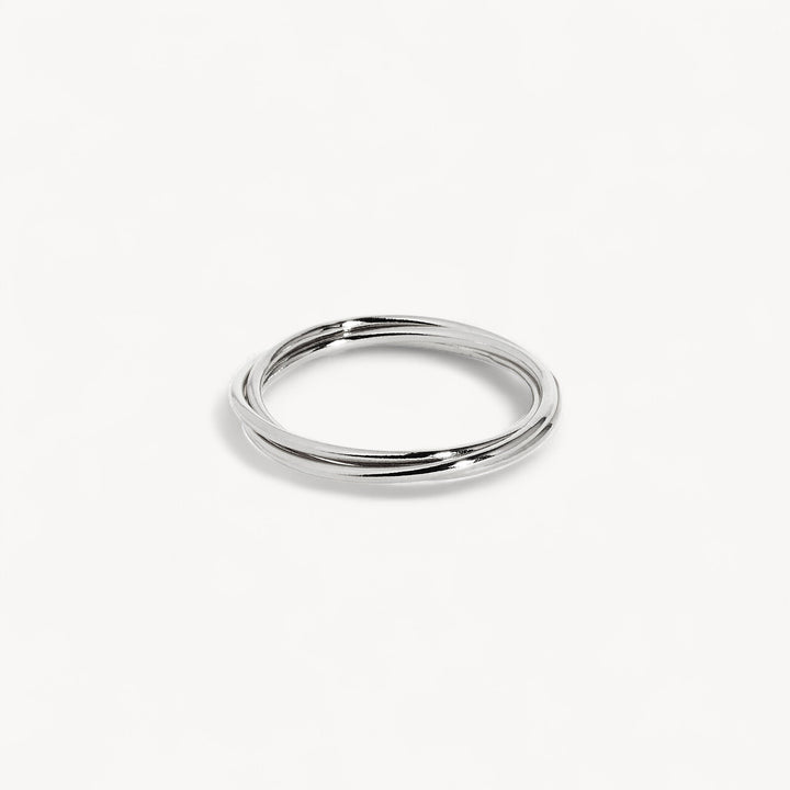 14K Gold Filled Interlocking Rings