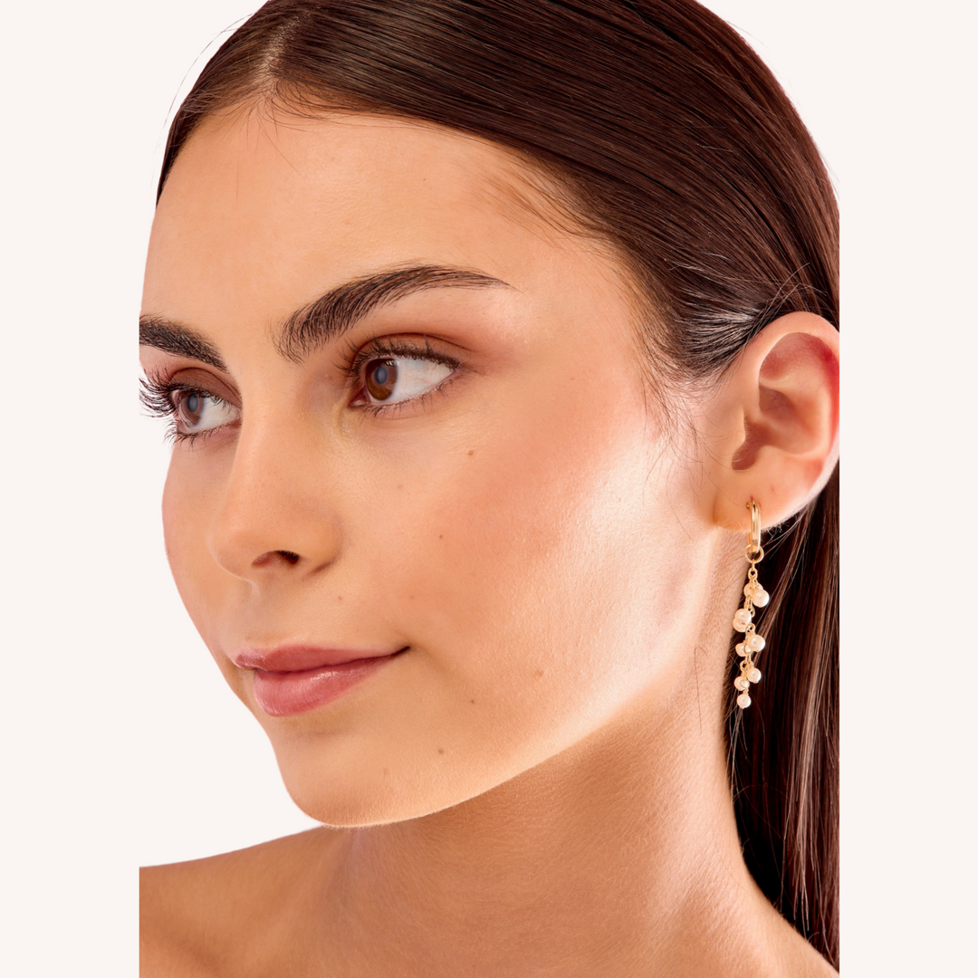 14K Gold Filled Pearl Drop Marsaili Earrings