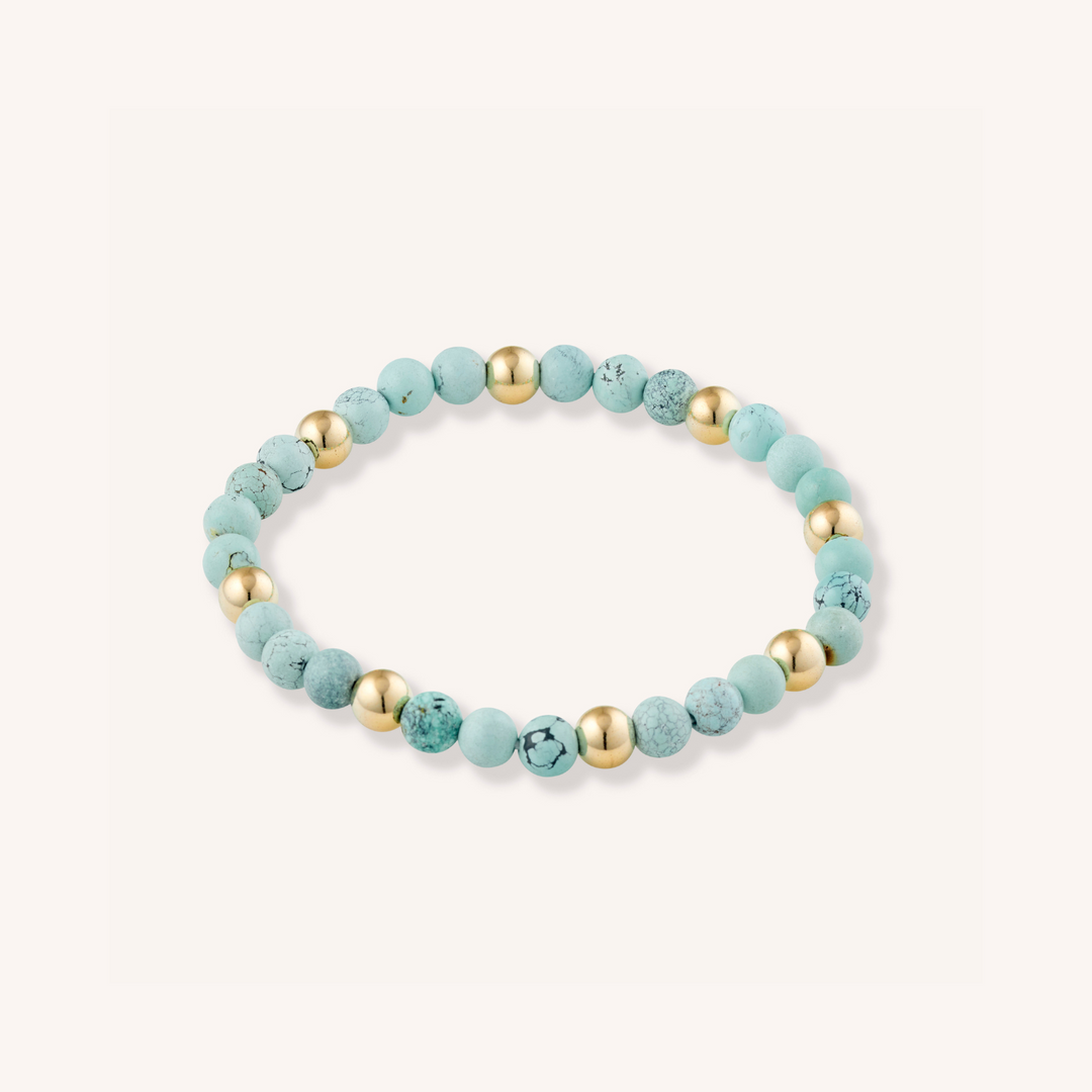 14K Gold Filled Gilda Bracelet with Natural Gemstones