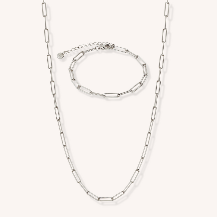 18K Gold Vermeil Rebekka Paperclip Set