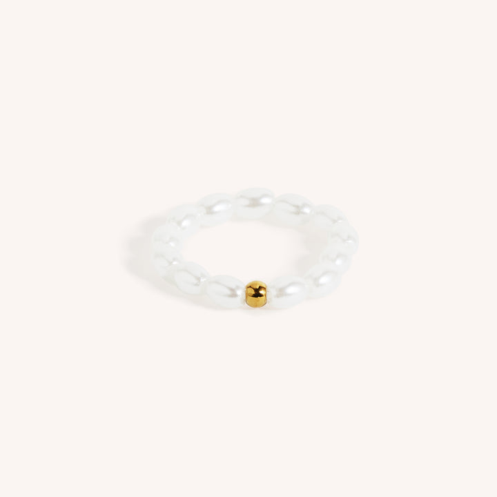 Beaded Freshwater Pearl Ring