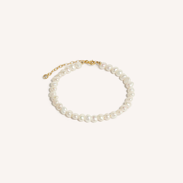 14K Gold Filled Lachelle Baroque Pearl Necklace and Bracelet Set