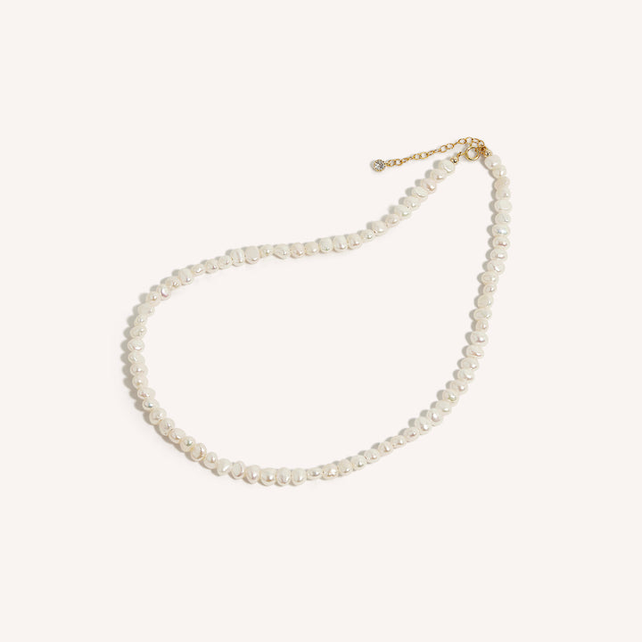 14K Gold Filled Lachelle Baroque Pearl Necklace and Bracelet Set