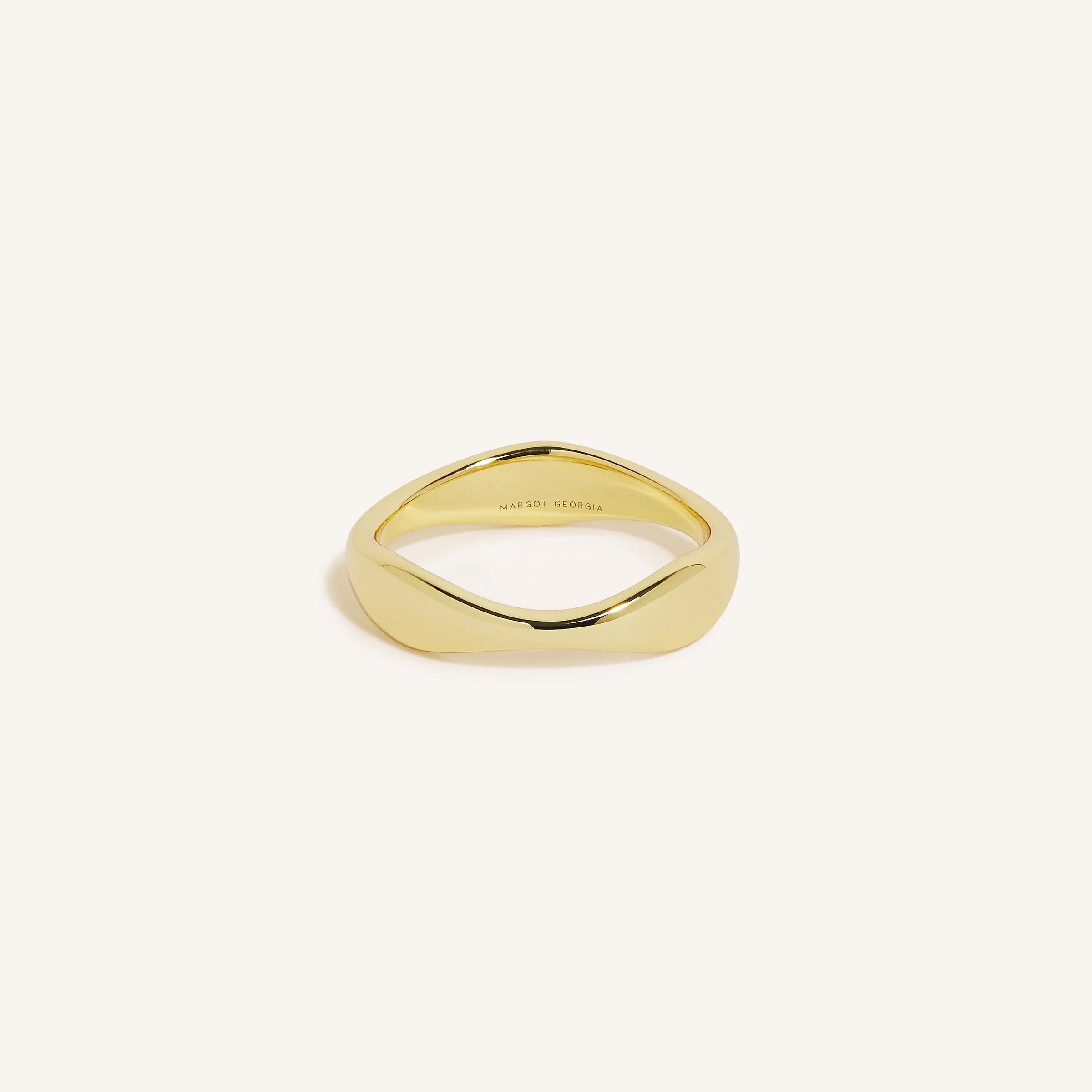 gold vermeil statement ring 18k gold over sterling silver – Margot Georgia