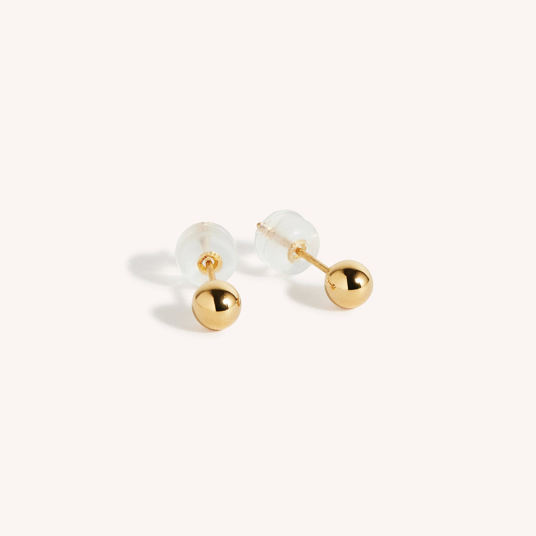 Solid Gold Earrings