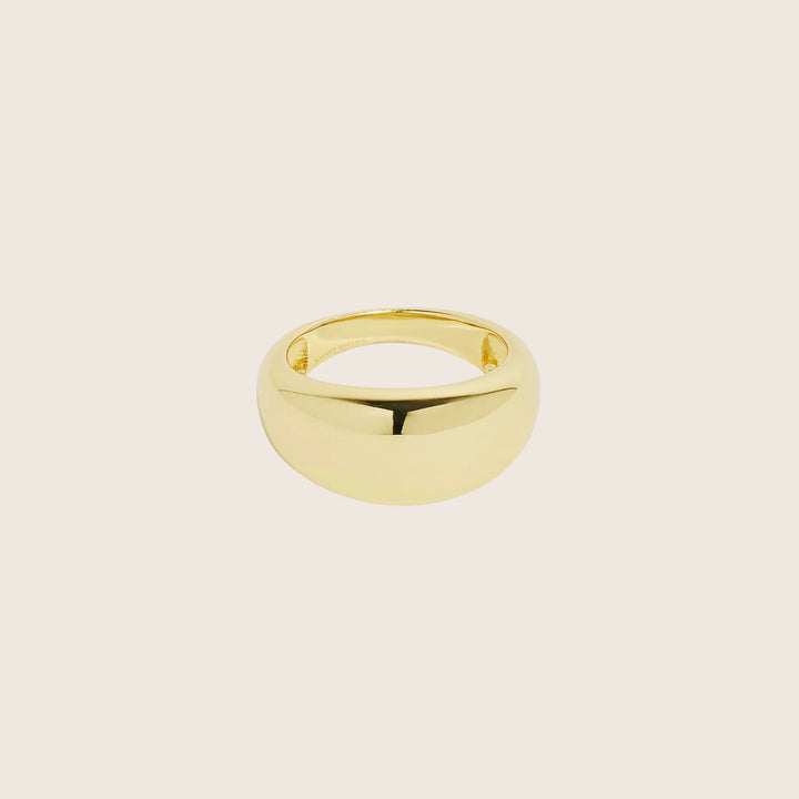 14K Gold Vermeil Dome Elysse ring demi-fine jewellery by Margot Georgia