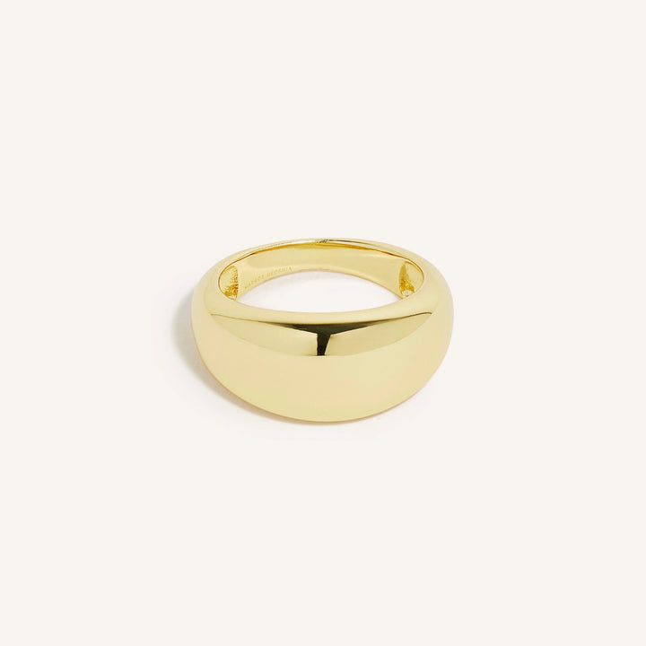 14K Gold Vermeil Dome Elysse Ring