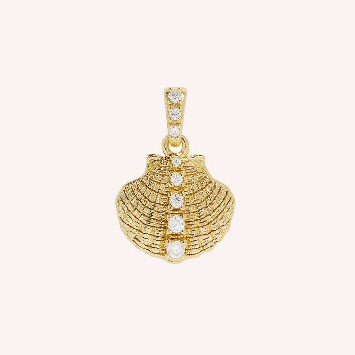 14K Gold Vermeil Oyster Shell of Nerida Pendant