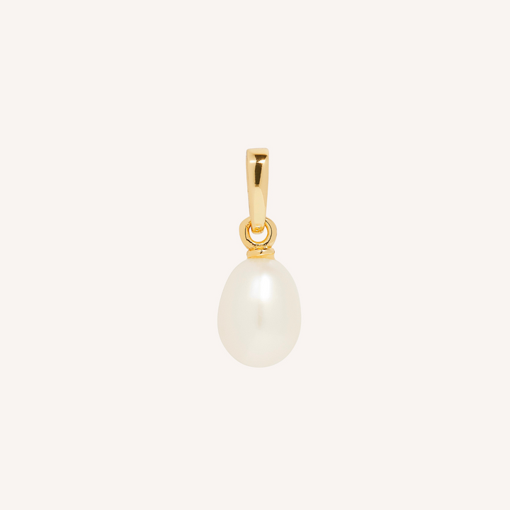 14K Gold Plated Nerina Pearl Drop Pendant