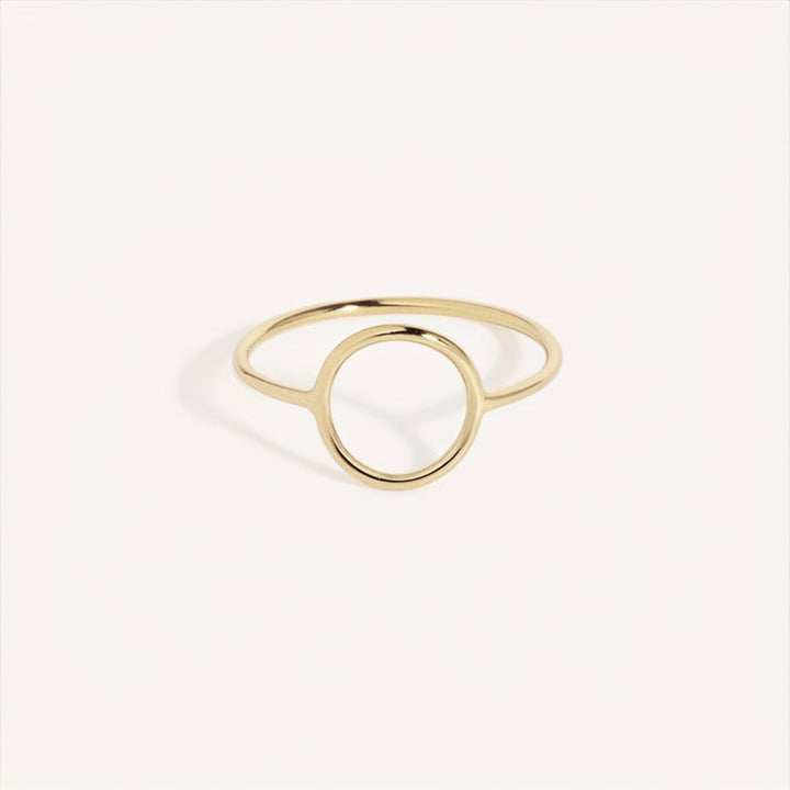 14K Gold Filled Aerin stacking ring demi-fine jewellery by Margot Georgia