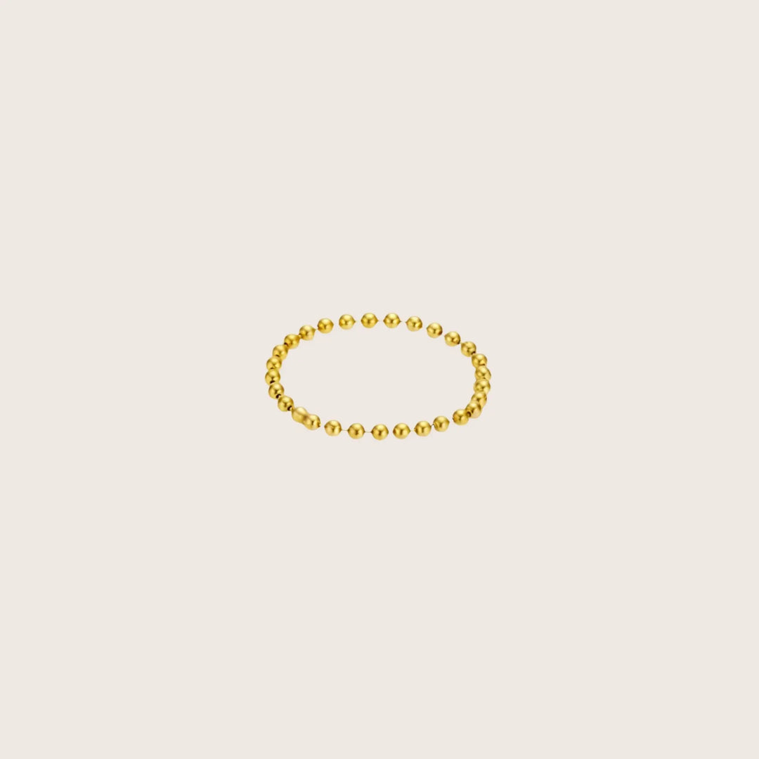 14K Gold Filled Gilda stacking ring 1.5mm bead size - demi-fine jewellery by Margot Georgia