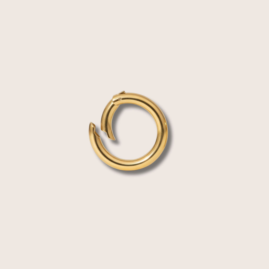 14K Gold Vermeil Amara CharmEdit clasp mechanism  - demi-fine jewellery by Margot Georgia
