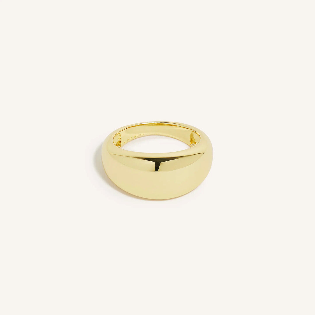 14K Gold Vermeil Dome Elysse ring - demi-fine jewellery by Margot Georgia