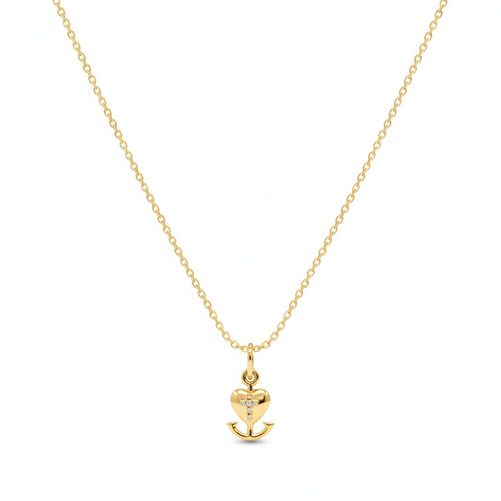 18K Gold Plated Faith Love & Hope Charm