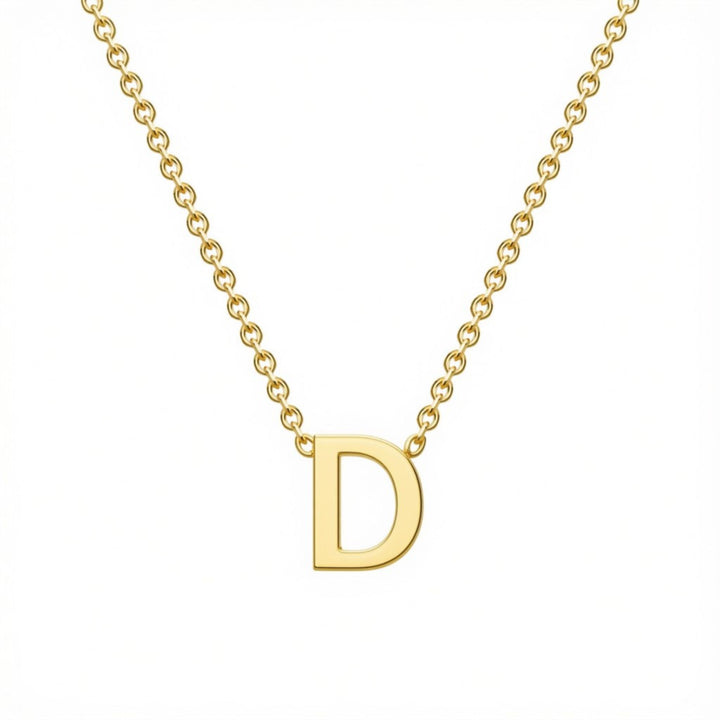 18K Gold Plated Letter Necklace