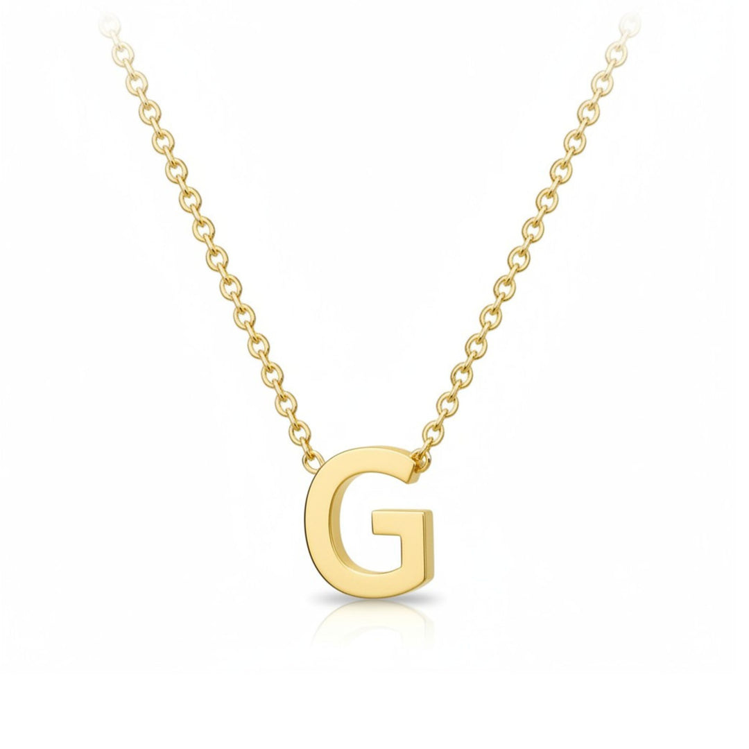 18K Gold Plated Letter Necklace