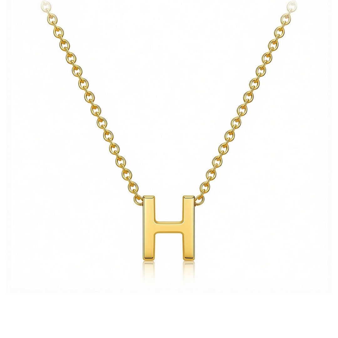 18K Gold Plated Letter Necklace