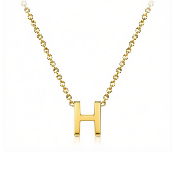18K Gold Plated Letter Necklace