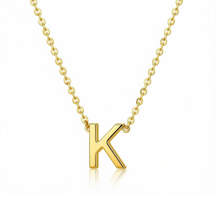 18K Gold Plated Letter Necklace