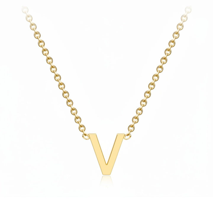 18K Gold Plated Letter Necklace