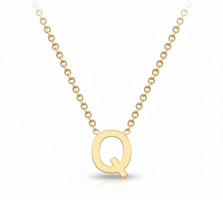 18K Gold Plated Letter Necklace
