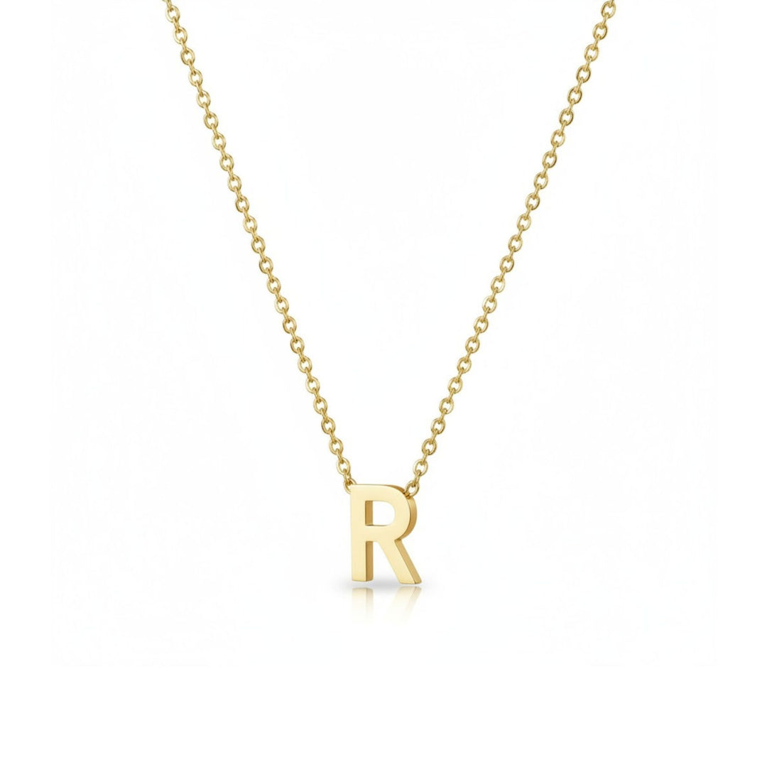 18K Gold Plated Letter Necklace