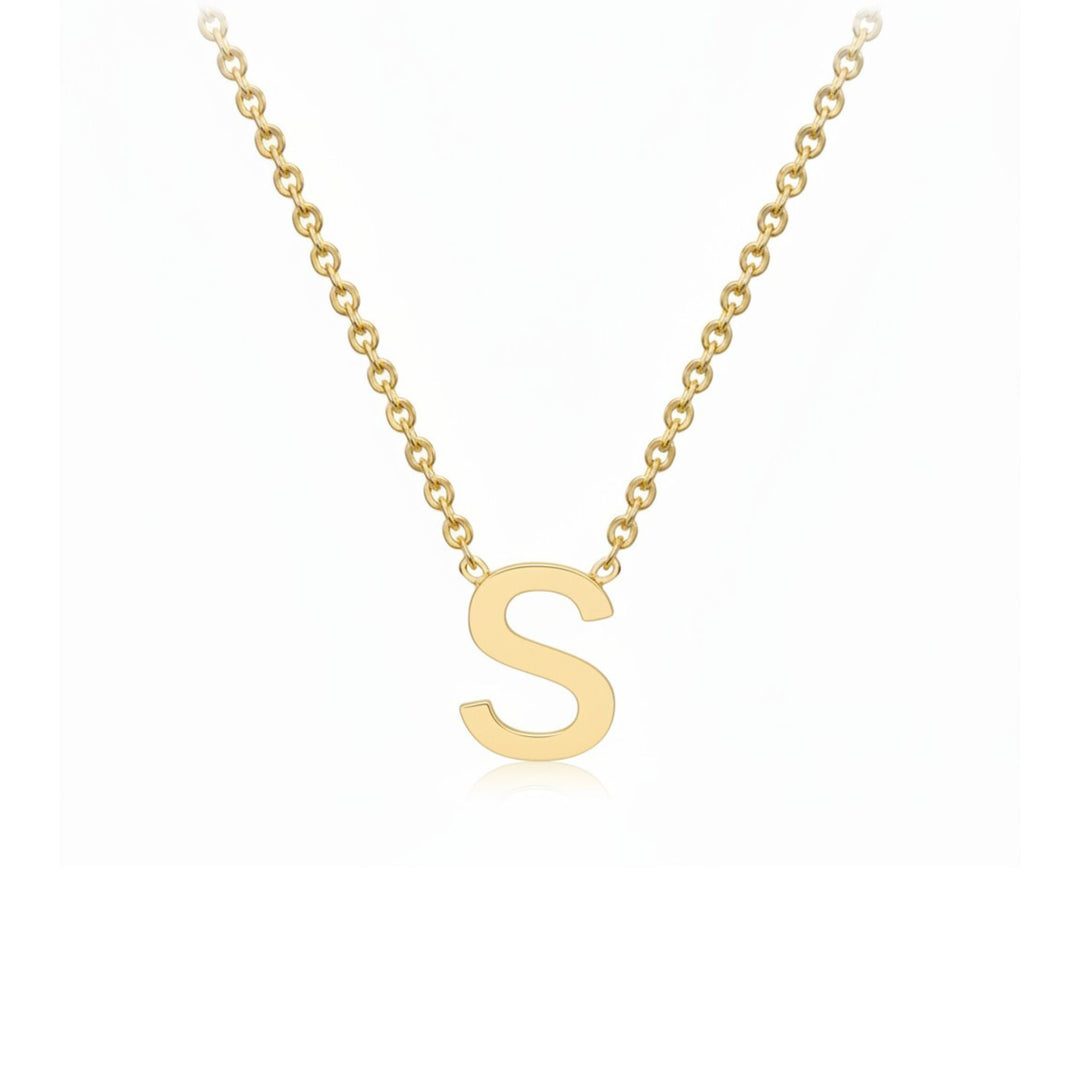 18K Gold Plated Letter Necklace