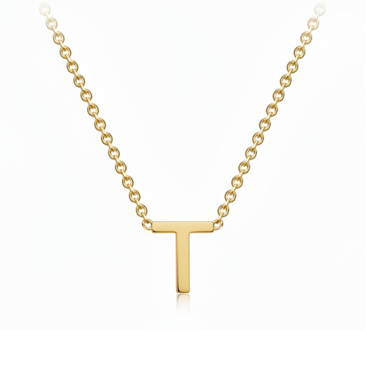 18K Gold Plated Letter Necklace