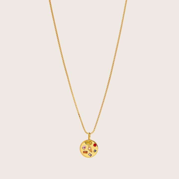 18K Gold Vermeil Candy Luxe pendant necklace - demi-fine jewellery by Margot Georgia