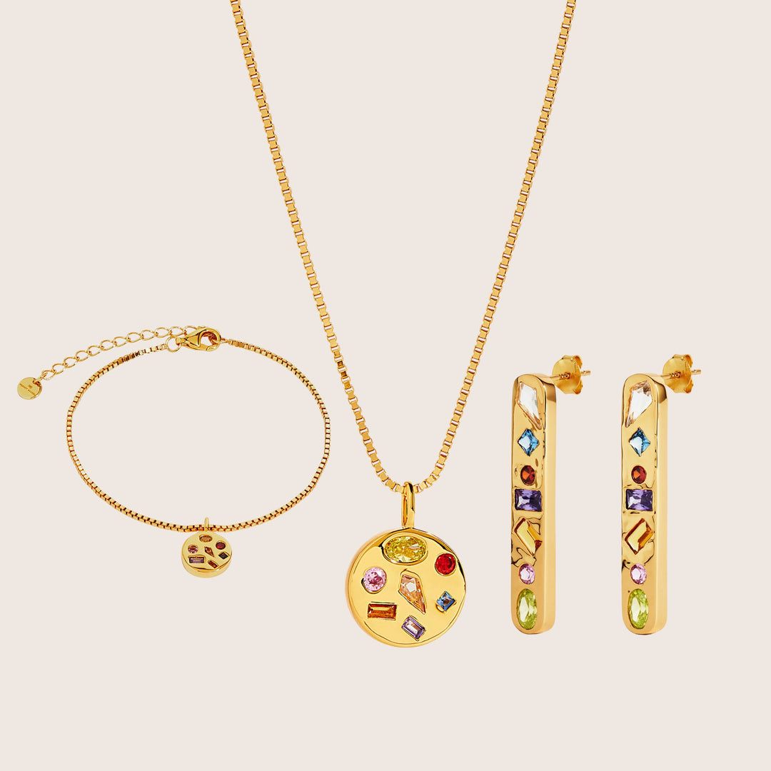 18K Gold Vermeil Candy Luxe set - demi-fine jewellery by Margot Georgia