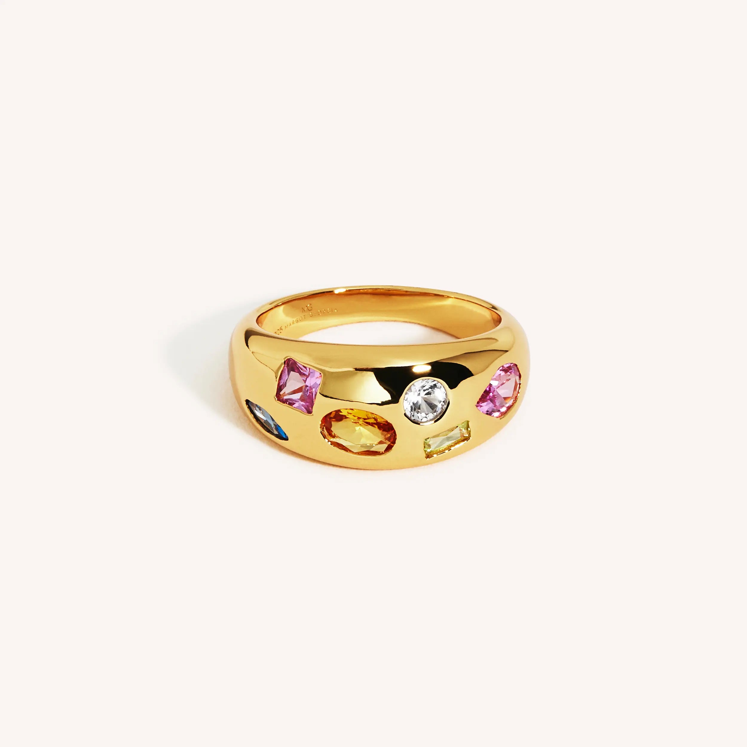 18K Gold Vermeil Darcy Aurora ring - demi-fine jewellery by Margot Georgia