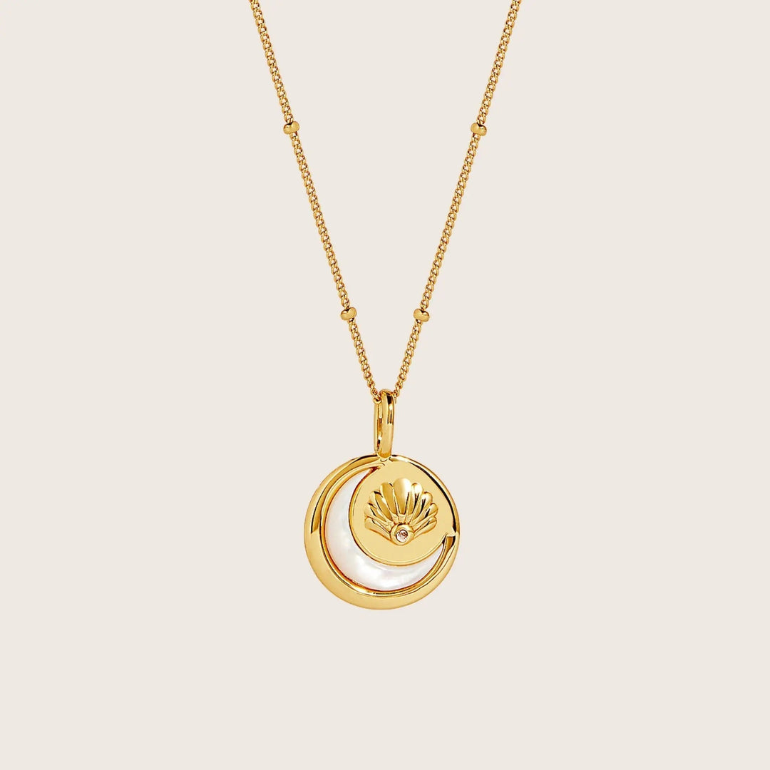 18K Gold Vermeil Mahsa pendant necklace - demi-fine jewellery by Margot Georgia