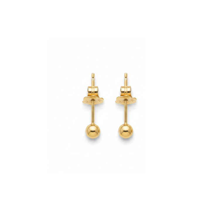 Aurelia Petite Gold Ball Studs - 18K Solid Gold