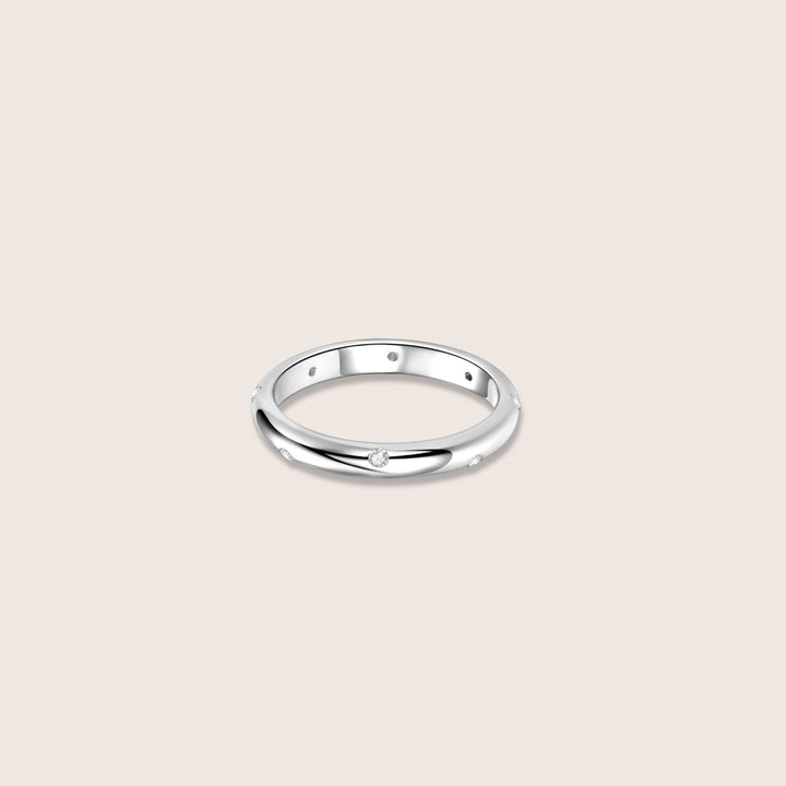 18K White Gold Plated Saffa Ring