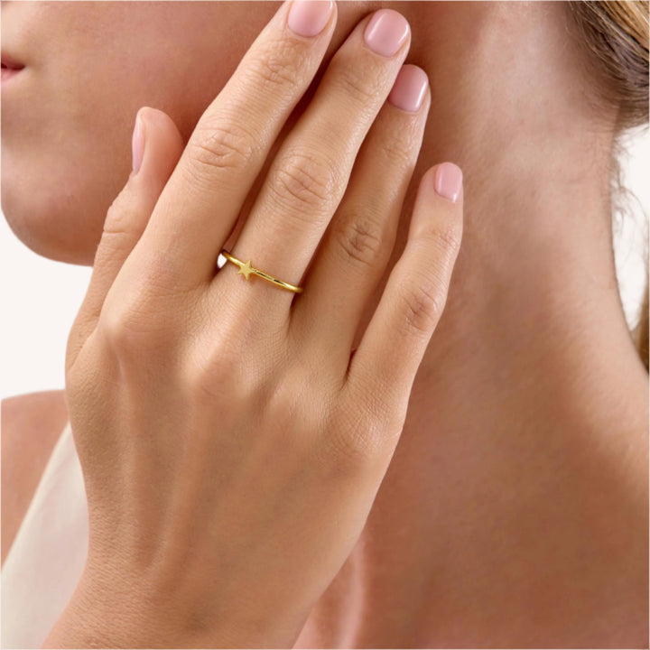 14K Gold Filled Gia Stacking Ring