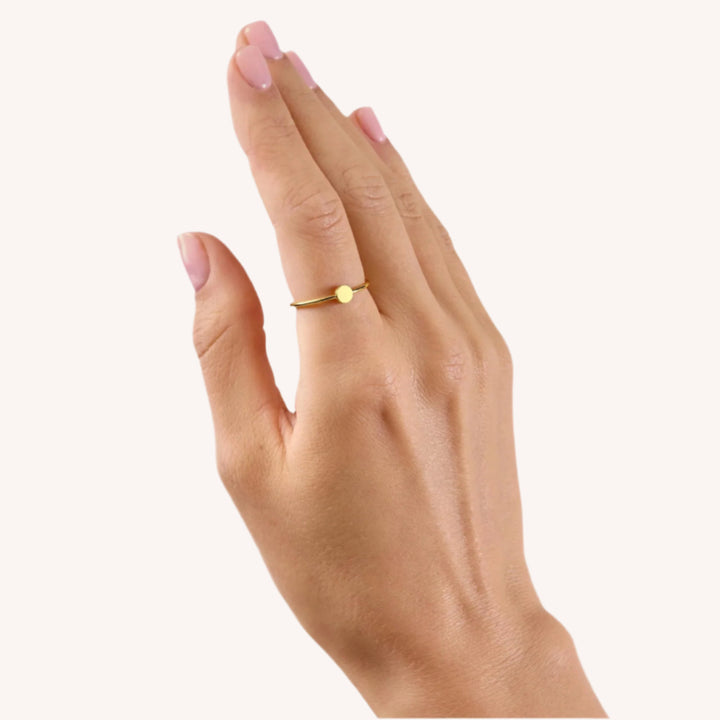 14K Gold Filled Dot Stacking Ring
