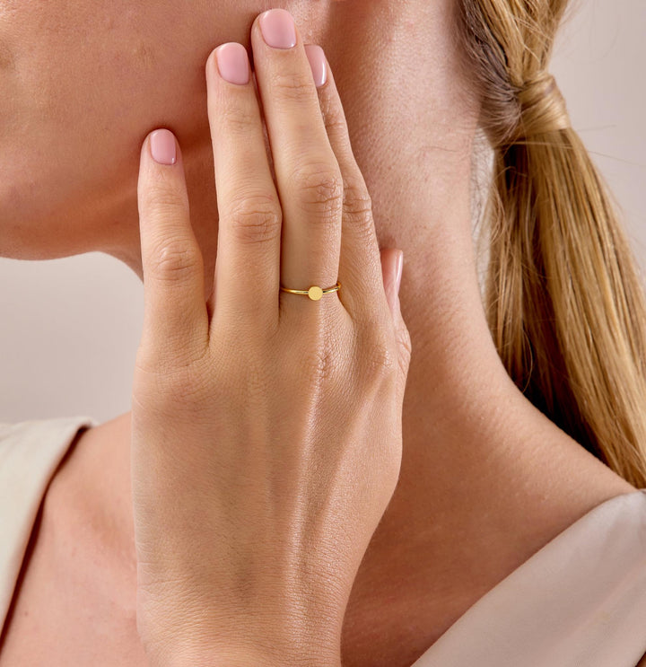 14K Gold Filled Dot Stacking Ring