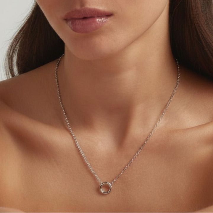 925 Sterling Silver Amara CharmEdit Necklace