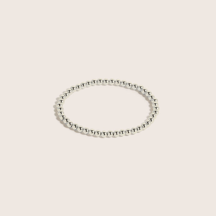 925 Sterling Silver Gilda bracelet 4mm bead size - demi-fine jewellery by Margot Georgia