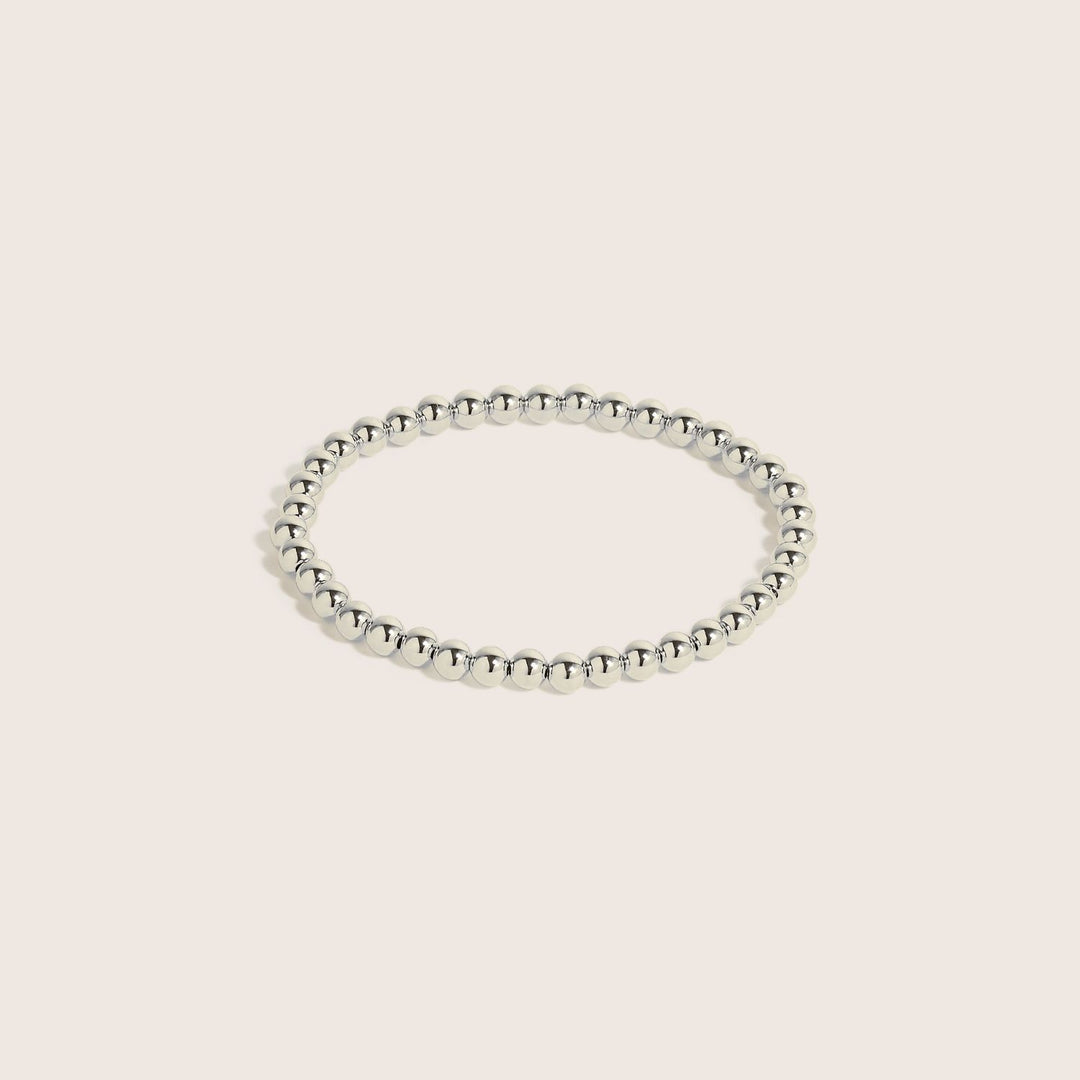 925 Sterling Silver Gilda bracelet 5mm bead size - demi-fine jewellery by Margot Georgia