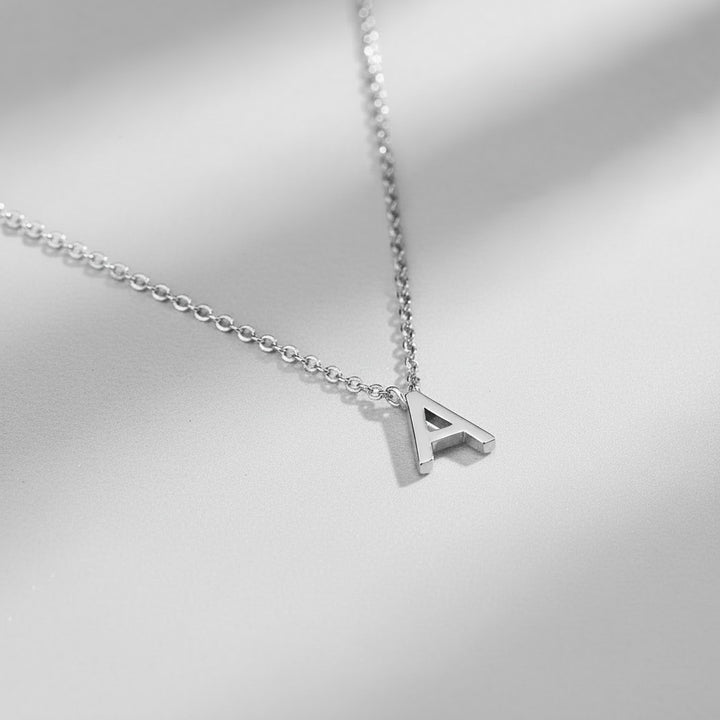 925 Sterling Silver Letter Necklace