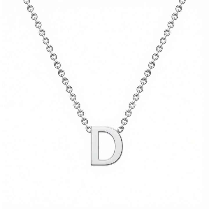 925 Sterling Silver Letter Necklace