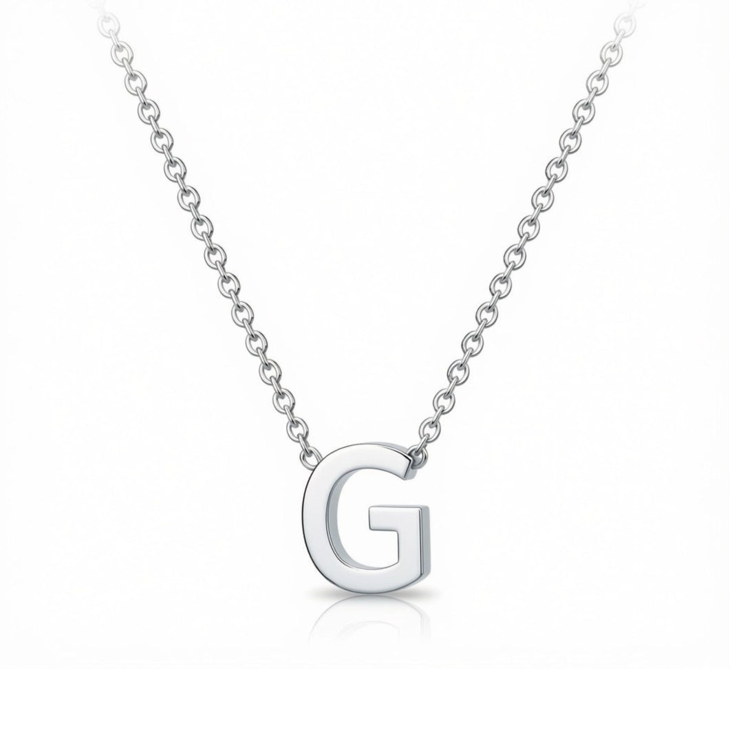 925 Sterling Silver Letter Necklace