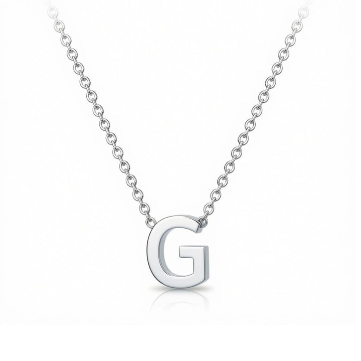 925 Sterling Silver Letter Necklace