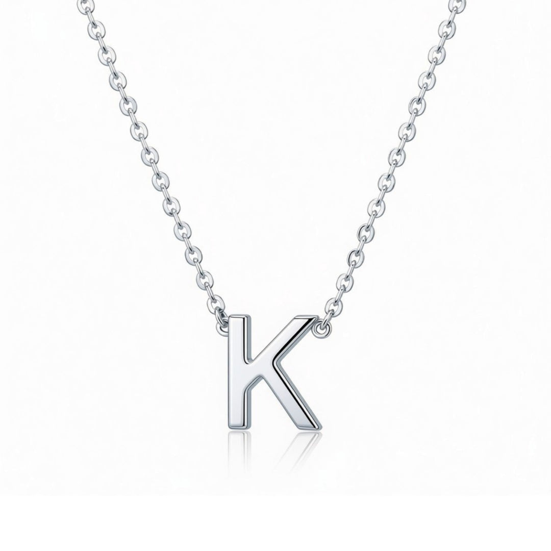 925 Sterling Silver Letter Necklace