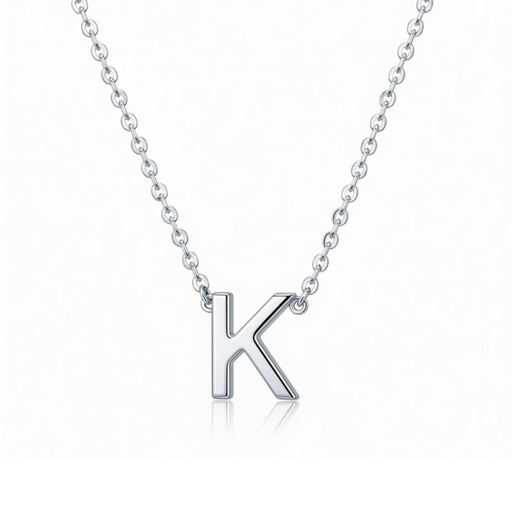 925 Sterling Silver Letter Necklace
