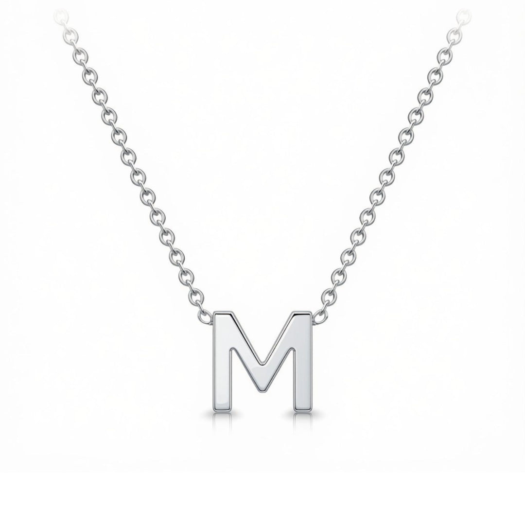 925 Sterling Silver Letter Necklace