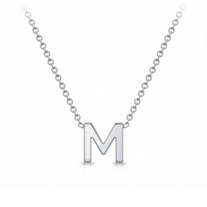 925 Sterling Silver Letter Necklace