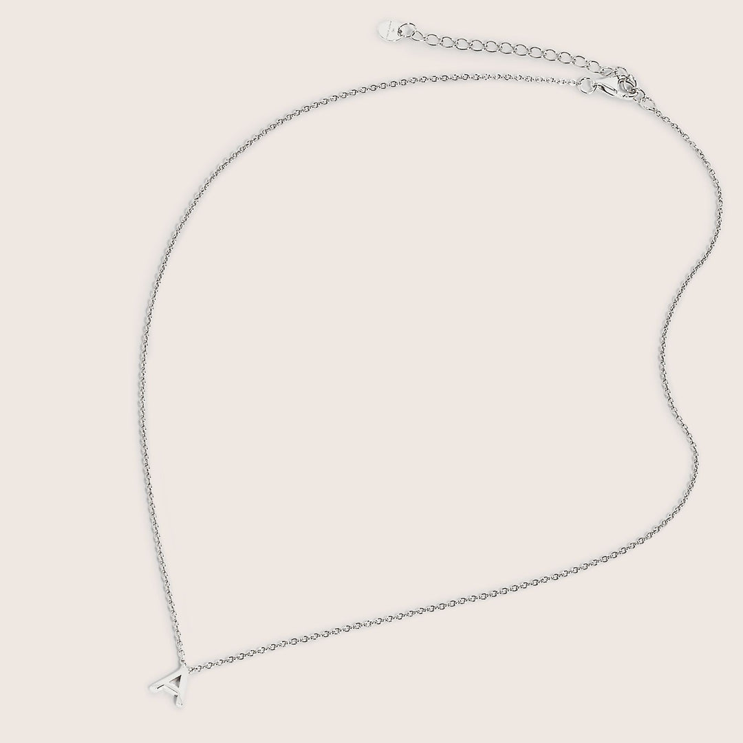 925-sterling-silver-letter-necklace - demi-fine jewellery by Margot Georgia