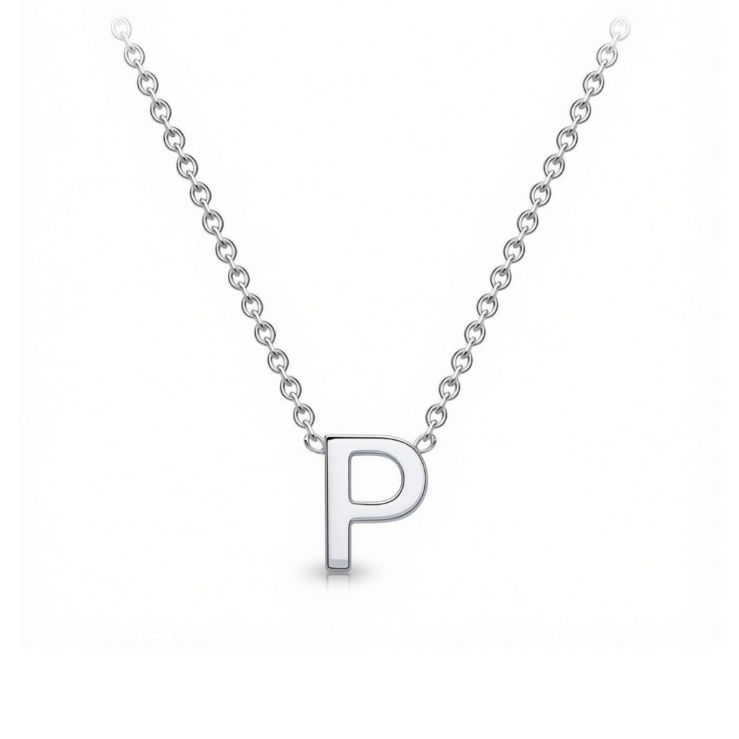 925 Sterling Silver Letter Necklace